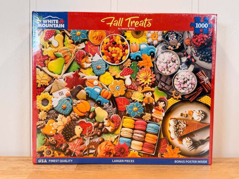 Fall Treats 1000 Piece Jigsaw Puzzle by Jessica White